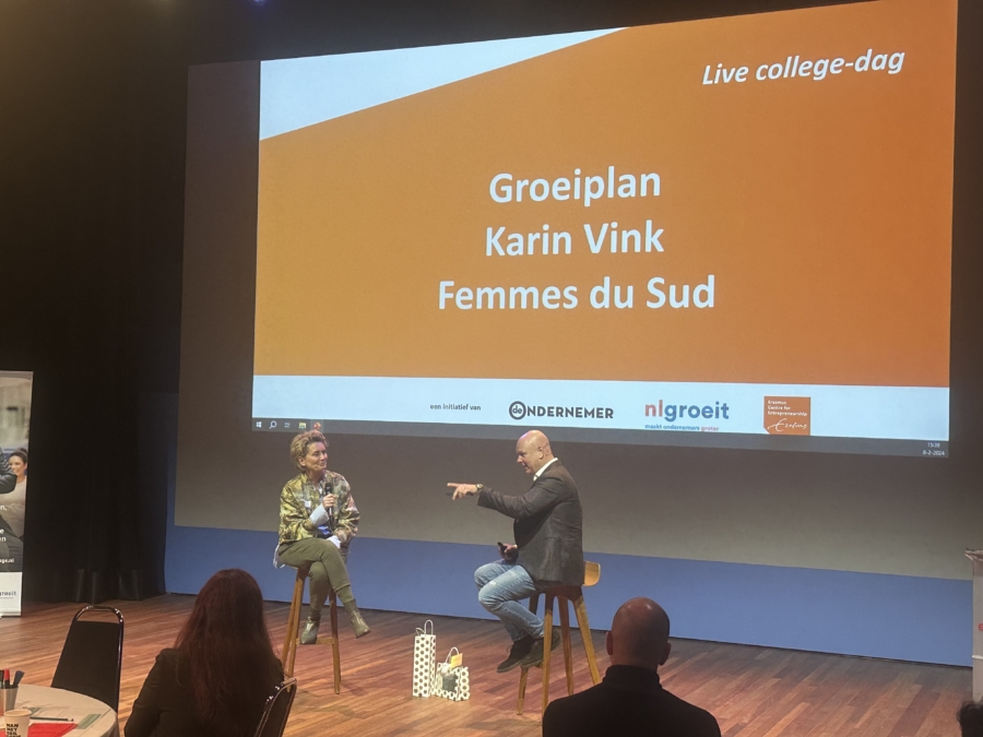 Karin Vink Femmes du Sud Groeicollege winnaar